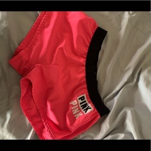 Victoria’s Secret pink neon shorts (pink)